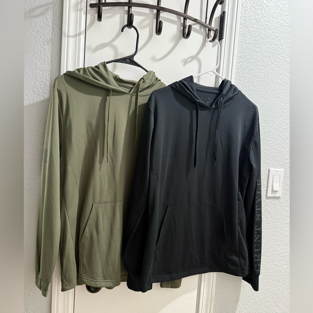 Green and Black Grunt Style Women’s Long Sleeve